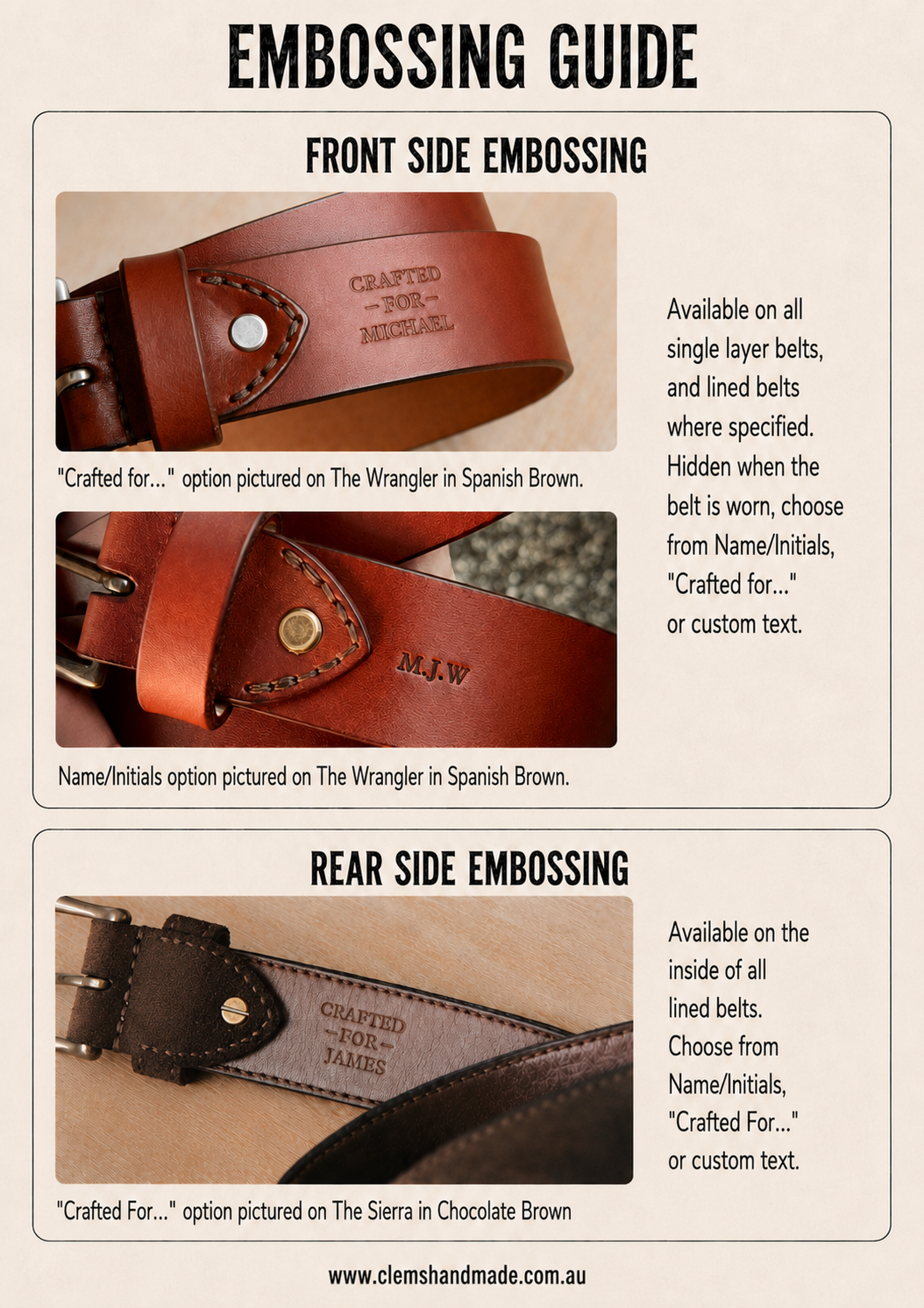 Embossing guide